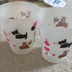 Novogratz party dogs 7 set plastic cups